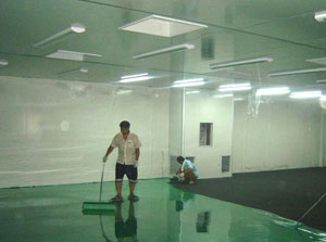 比亞迪環氧防靜電地坪